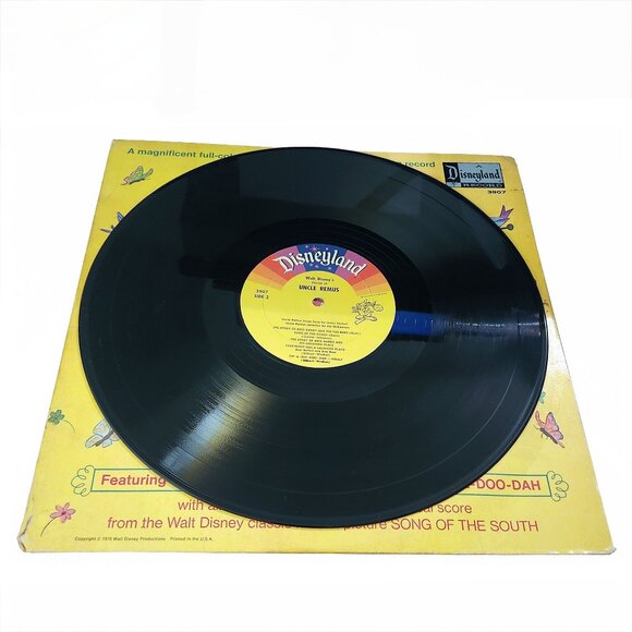 Vintage 1970 Disney Uncle Remus Brer Rabbit Bear Fox Vinyl LP 33 RPM - Picture 9 of 9